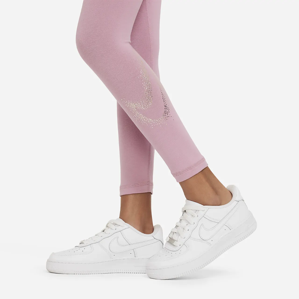 Nike Sportswear Essential Big Kids&#039; (Girls&#039;) Mid-Rise Leggings DV3232-698