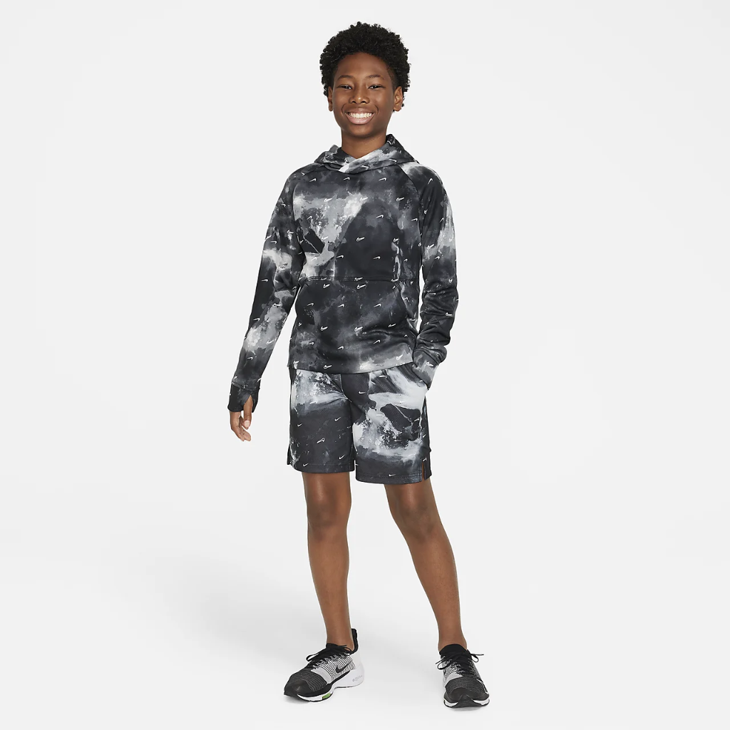 Nike Big Kids&#039; (Boys&#039;) Printed Training Shorts DV3236-010