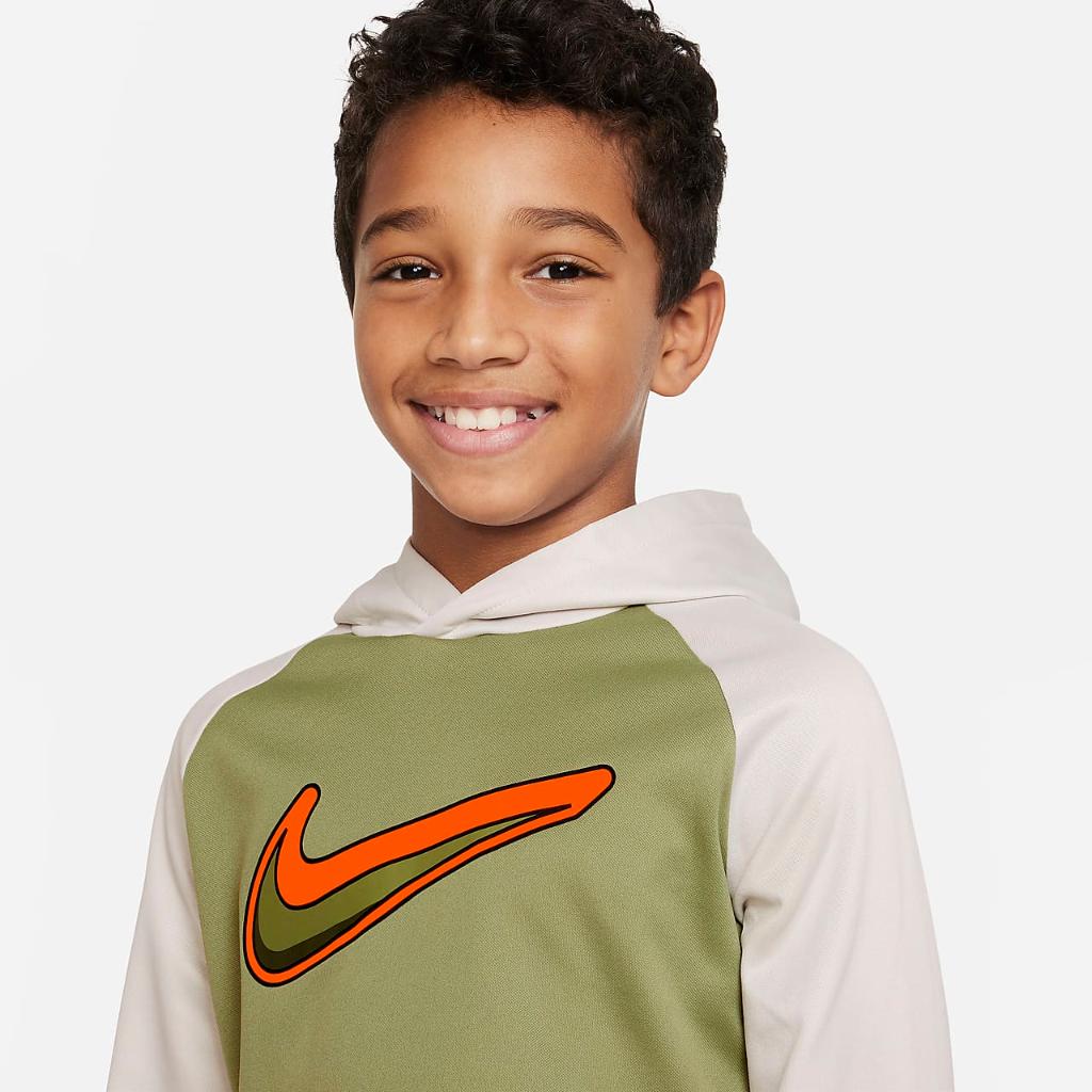 Nike Therma-FIT Big Kids&#039; (Boys&#039;) Graphic Pullover Hoodie DV3238-334