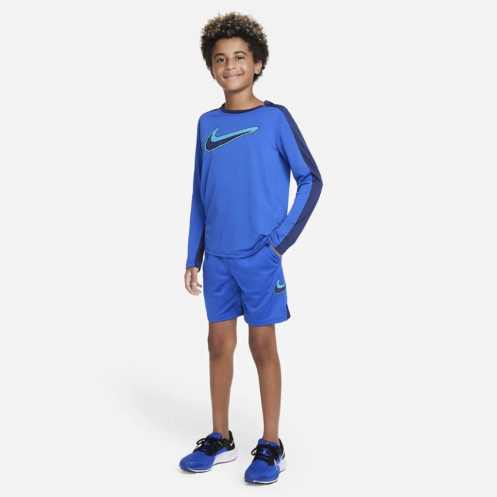 Nike Dri-FIT Performance Big Kids&#039; (Boys&#039;) Long-Sleeve Training Top DV3241-480