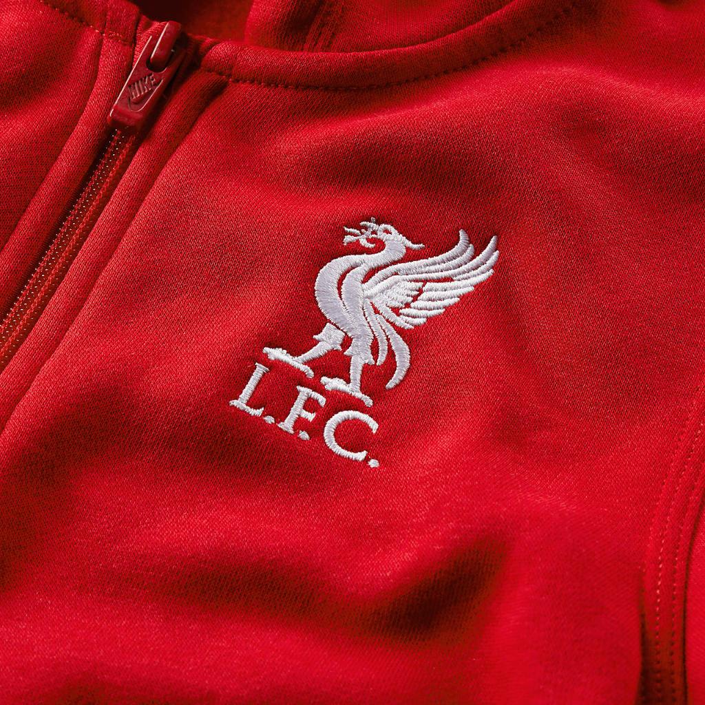 Liverpool FC Club Fleece Big Kids&#039; (Boys&#039;) Nike Full-Zip Hoodie DV4611-687