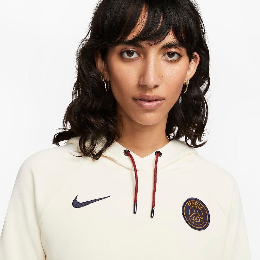 Paris Saint-Germain Essential Women&#039;s Nike Soccer Fleece Pullover Hoodie DV4704-113