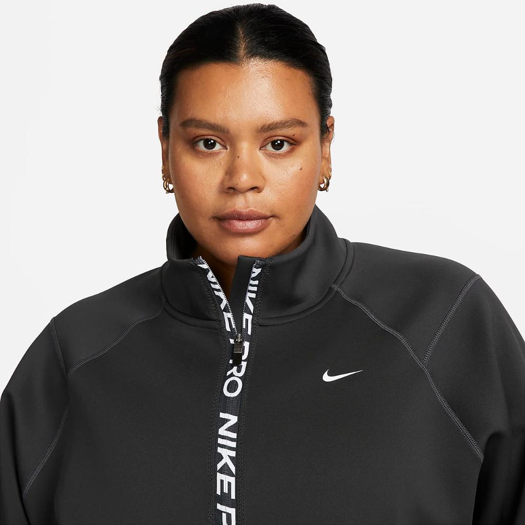 Nike Dri-FIT Women&#039;s 1/2-Zip Training Top (Plus Size) DV4879-070
