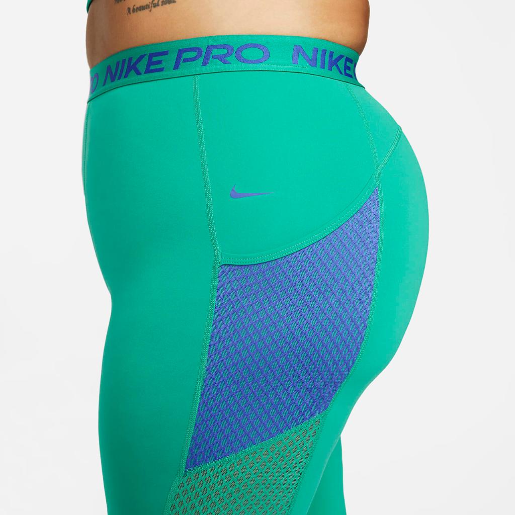 Nike Dri-FIT Pro Women&#039;s High-Waisted 7/8 Leggings (Plus Size) DV4886-370