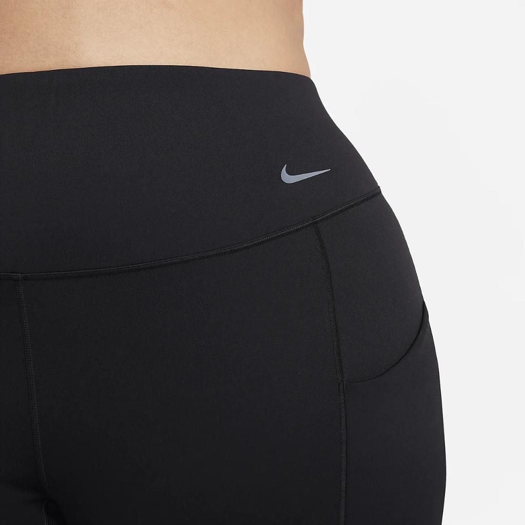 Nike Universa Women&#039;s Medium-Support High-Waisted 7/8 Leggings with Pockets (Plus Size) DV4898-010