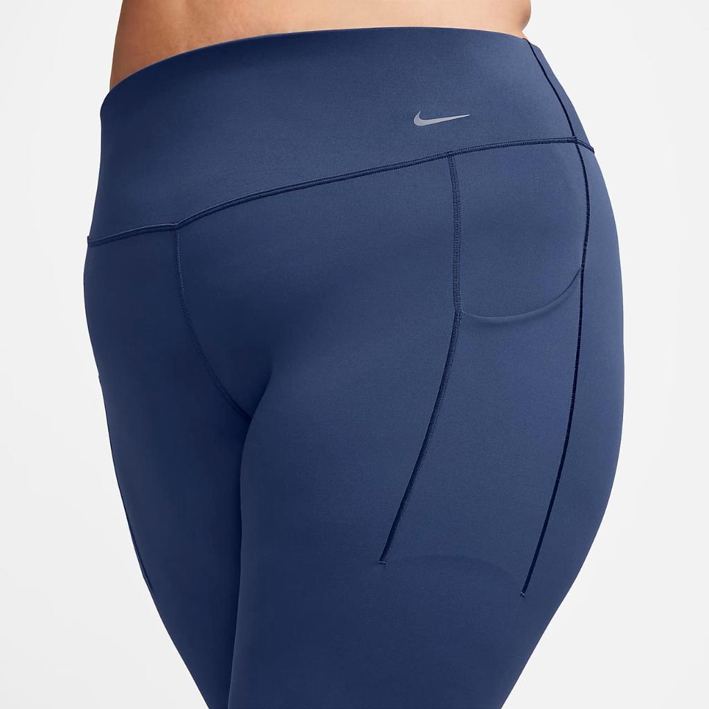 Nike Universa Women&#039;s Medium-Support High-Waisted 7/8 Leggings with Pockets (Plus Size) DV4898-410