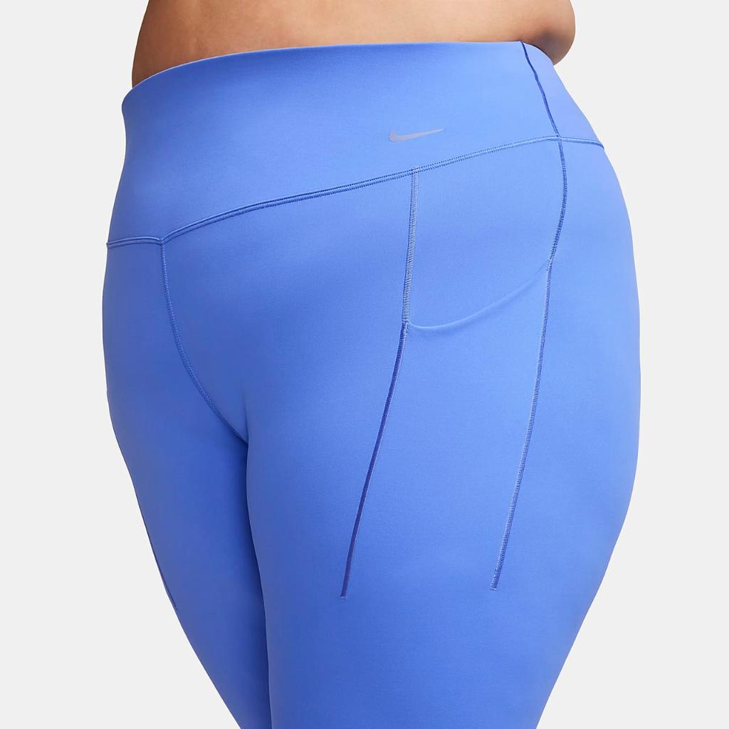 Nike Universa Women&#039;s Medium-Support High-Waisted 7/8 Leggings with Pockets (Plus Size) DV4898-413