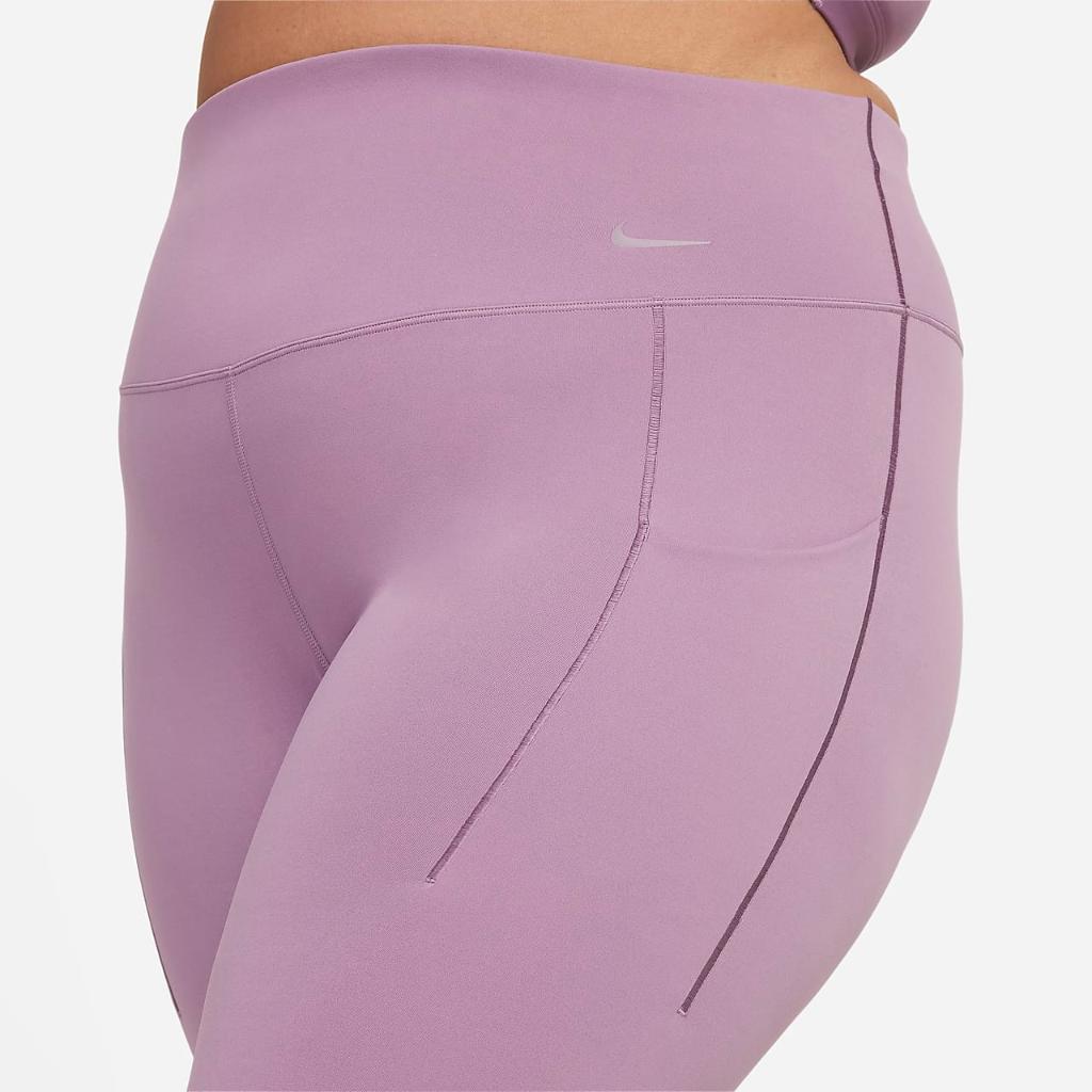 Nike Universa Women&#039;s Medium-Support High-Waisted 7/8 Leggings with Pockets (Plus Size) DV4898-536