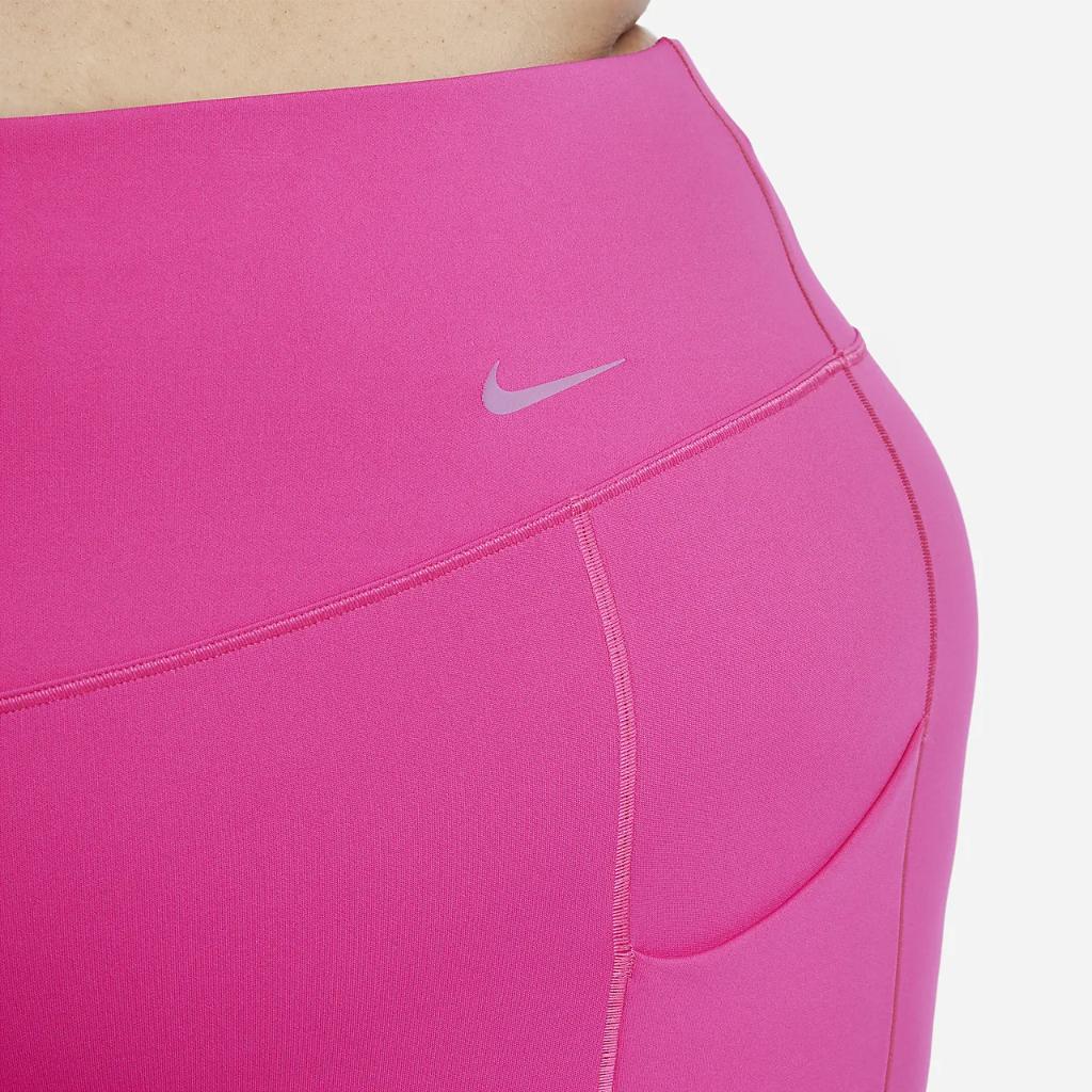 Nike Universa Women&#039;s Medium-Support High-Waisted 7/8 Leggings with Pockets (Plus Size) DV4898-615