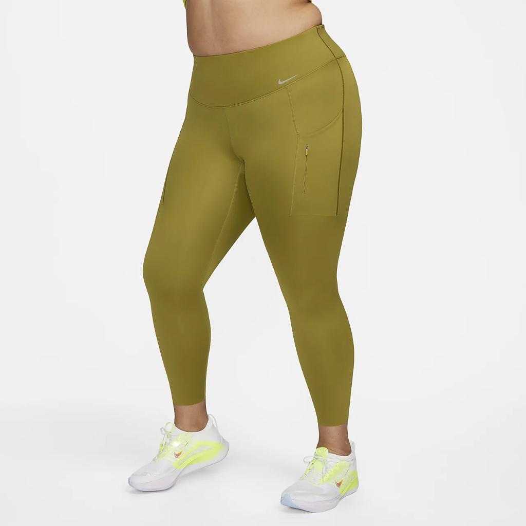 Nike Go Women&#039;s Firm-Support High-Waisted 7/8 Leggings with Pockets (Plus Size) DV4902-390