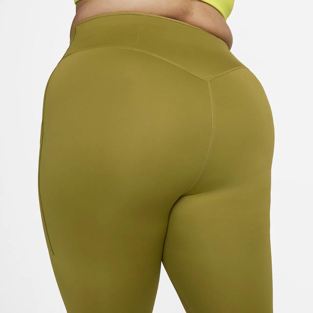 Nike Go Women&#039;s Firm-Support High-Waisted 7/8 Leggings with Pockets (Plus Size) DV4902-390