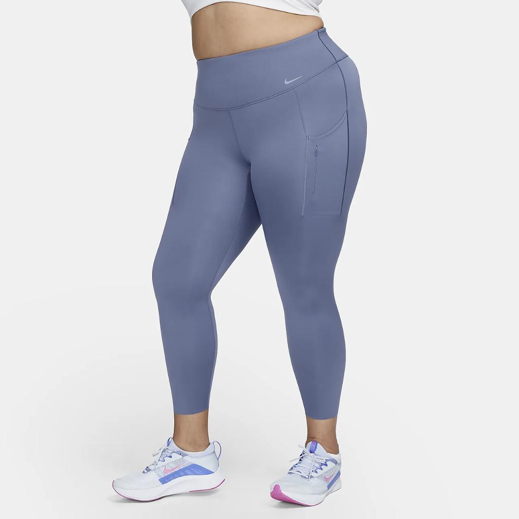 Nike Go Women&#039;s Firm-Support High-Waisted 7/8 Leggings with Pockets (Plus Size) DV4902-491