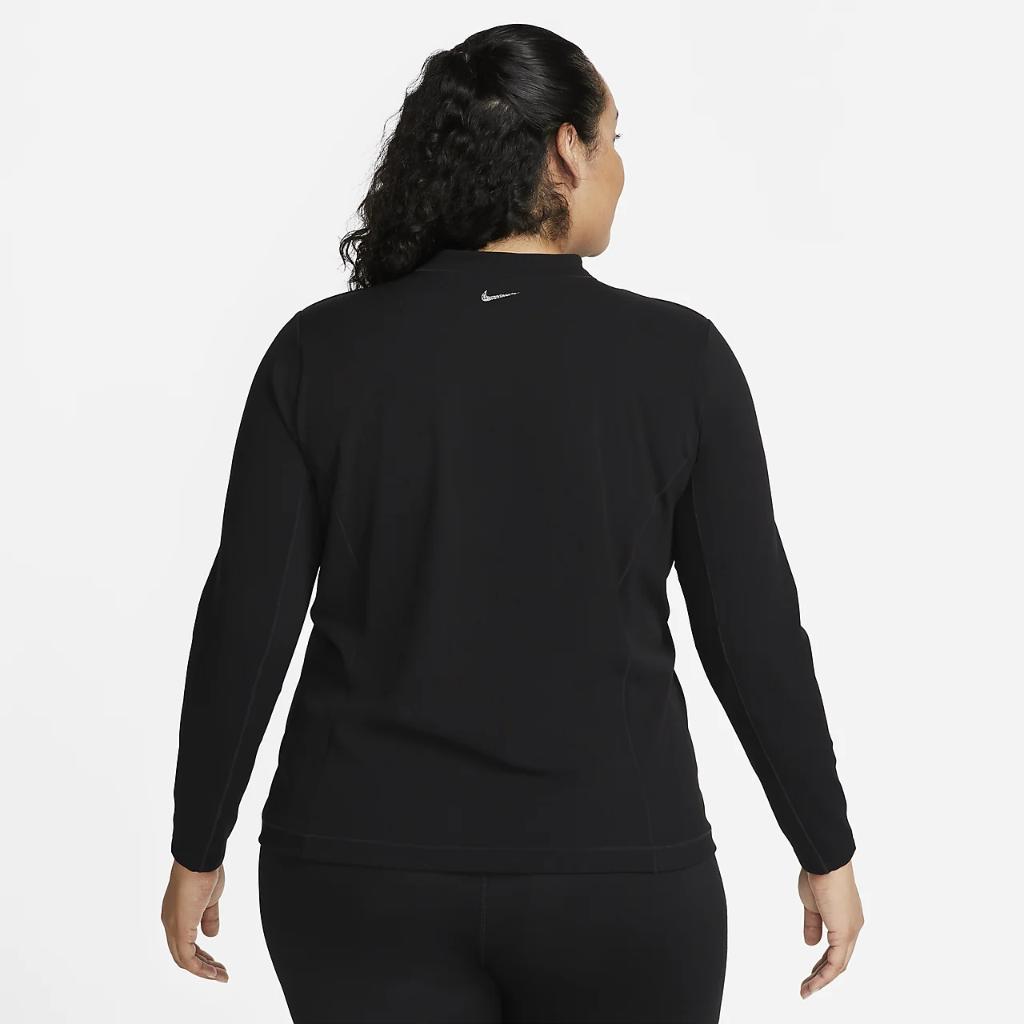 Nike Yoga Dri-FIT Luxe Women&#039;s Fitted Jacket (Plus Size) DV4910-010