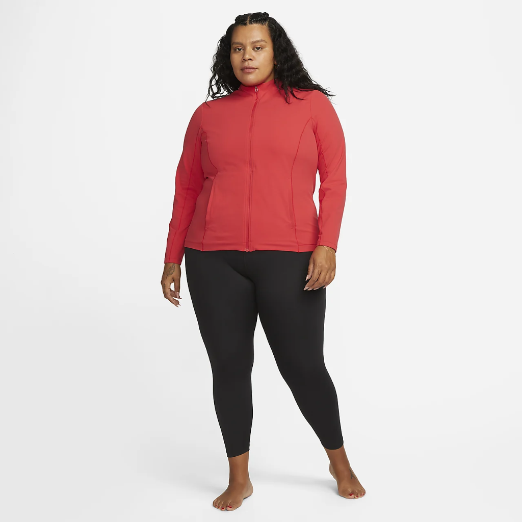 Nike Yoga Dri-FIT Luxe Women&#039;s Fitted Jacket (Plus Size) DV4910-657