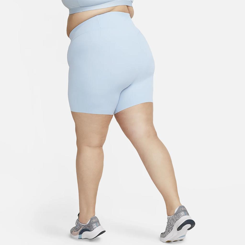 Nike Zenvy Women&#039;s Gentle-Support High-Waisted 8&quot; Biker Shorts (Plus Size) DV4915-441