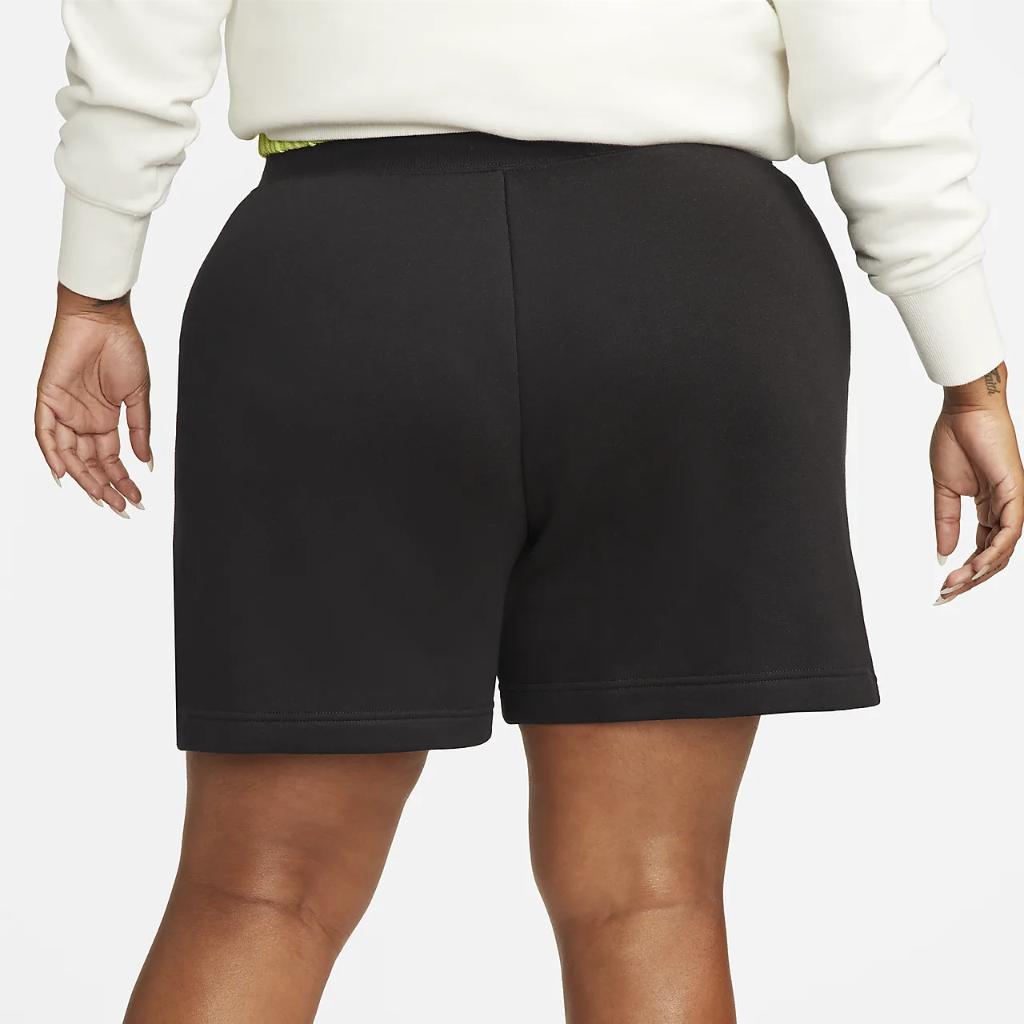 Nike Sportswear Phoenix Fleece Women&#039;s High-Waisted Loose-Fit Shorts (Plus Size) DV4967-010