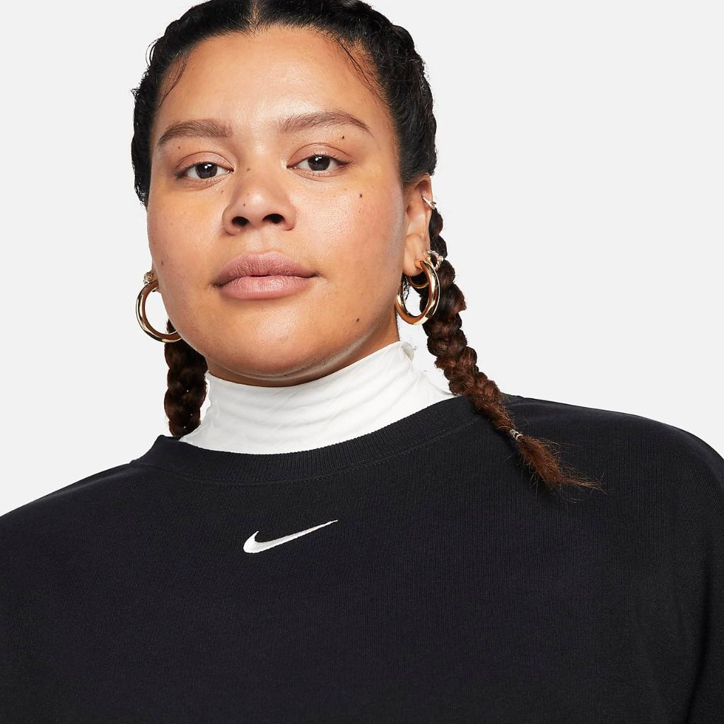 Nike Sportswear Phoenix Fleece Women&#039;s Oversized Crewneck Sweatshirt (Plus Size) DV4976-010