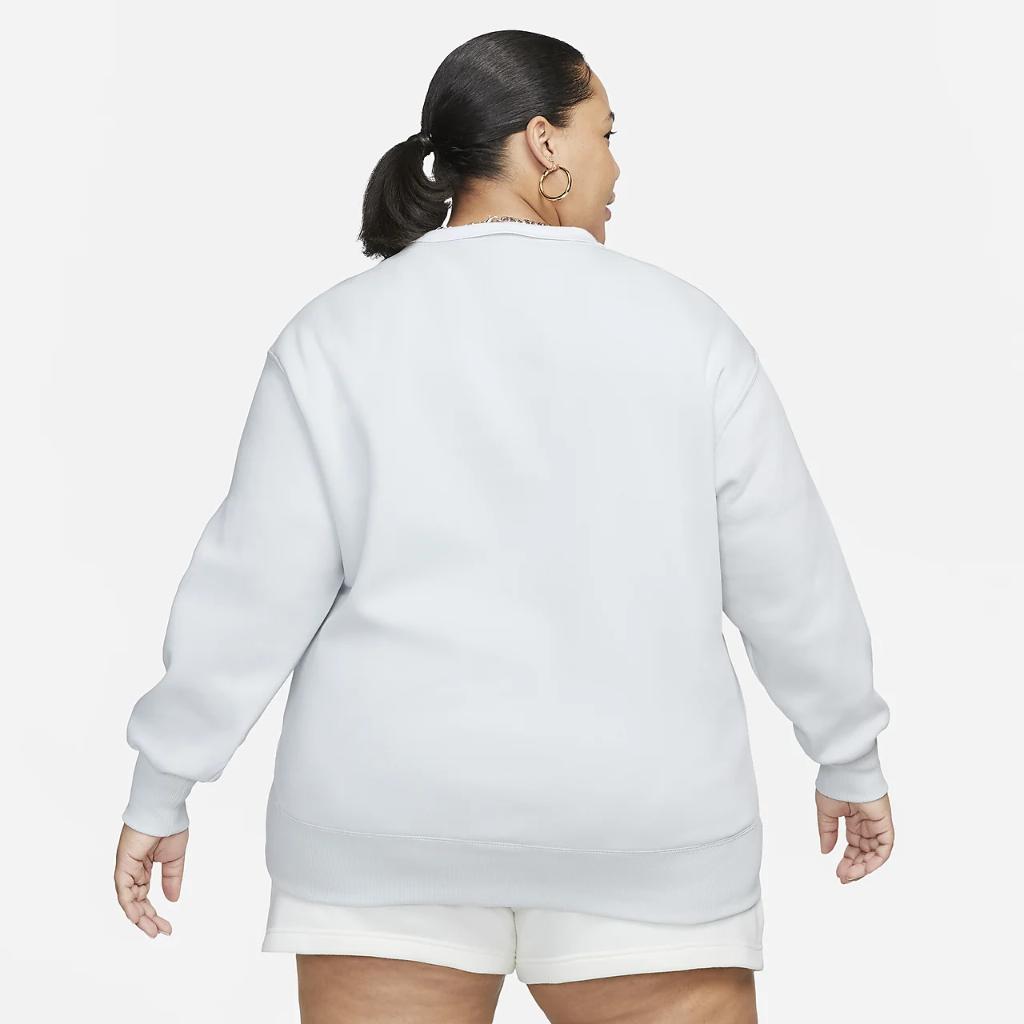 Nike Sportswear Phoenix Fleece Women&#039;s Oversized Crewneck Sweatshirt (Plus Size) DV4976-025