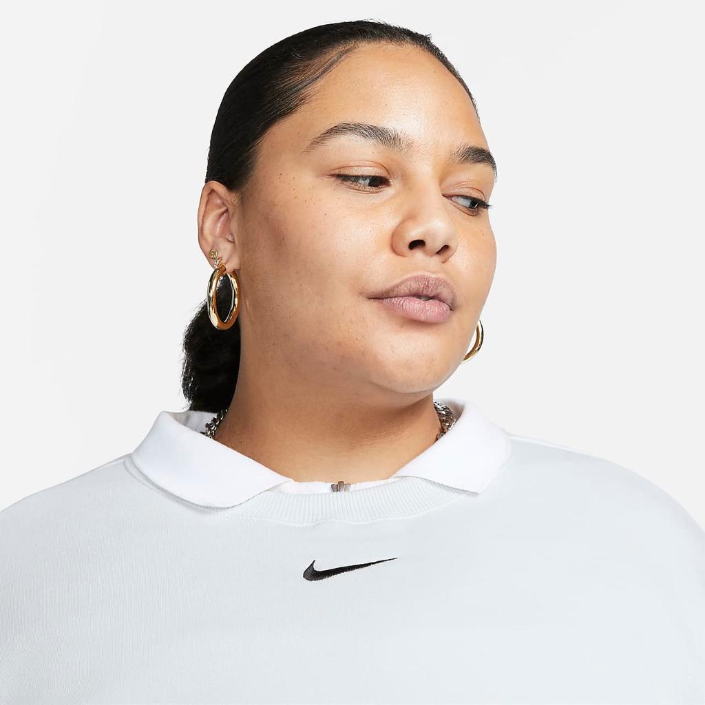 Nike Sportswear Phoenix Fleece Women&#039;s Oversized Crewneck Sweatshirt (Plus Size) DV4976-025