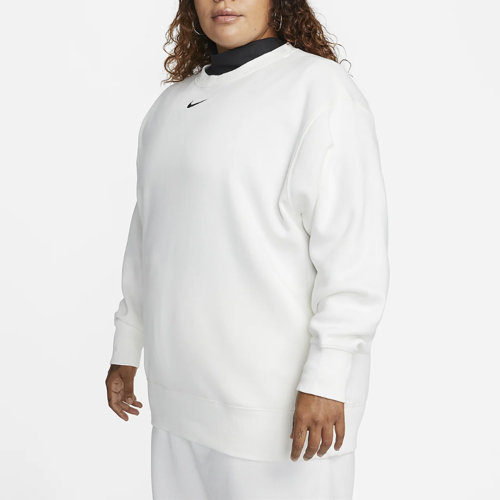 Nike Sportswear Phoenix Fleece Women&#039;s Oversized Crewneck Sweatshirt (Plus Size) DV4976-133