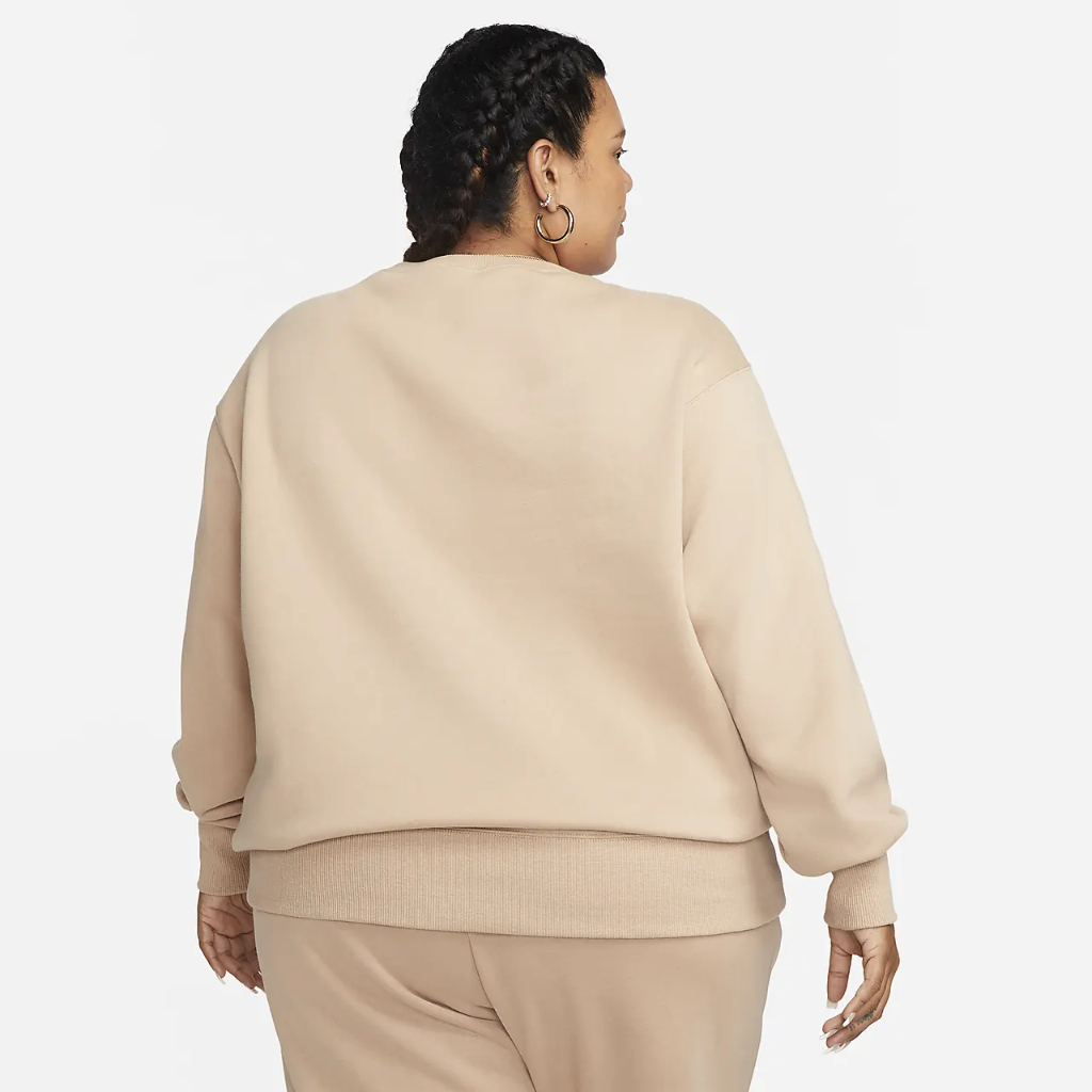 Nike Sportswear Phoenix Fleece Women&#039;s Oversized Crewneck Sweatshirt (Plus Size) DV4976-200