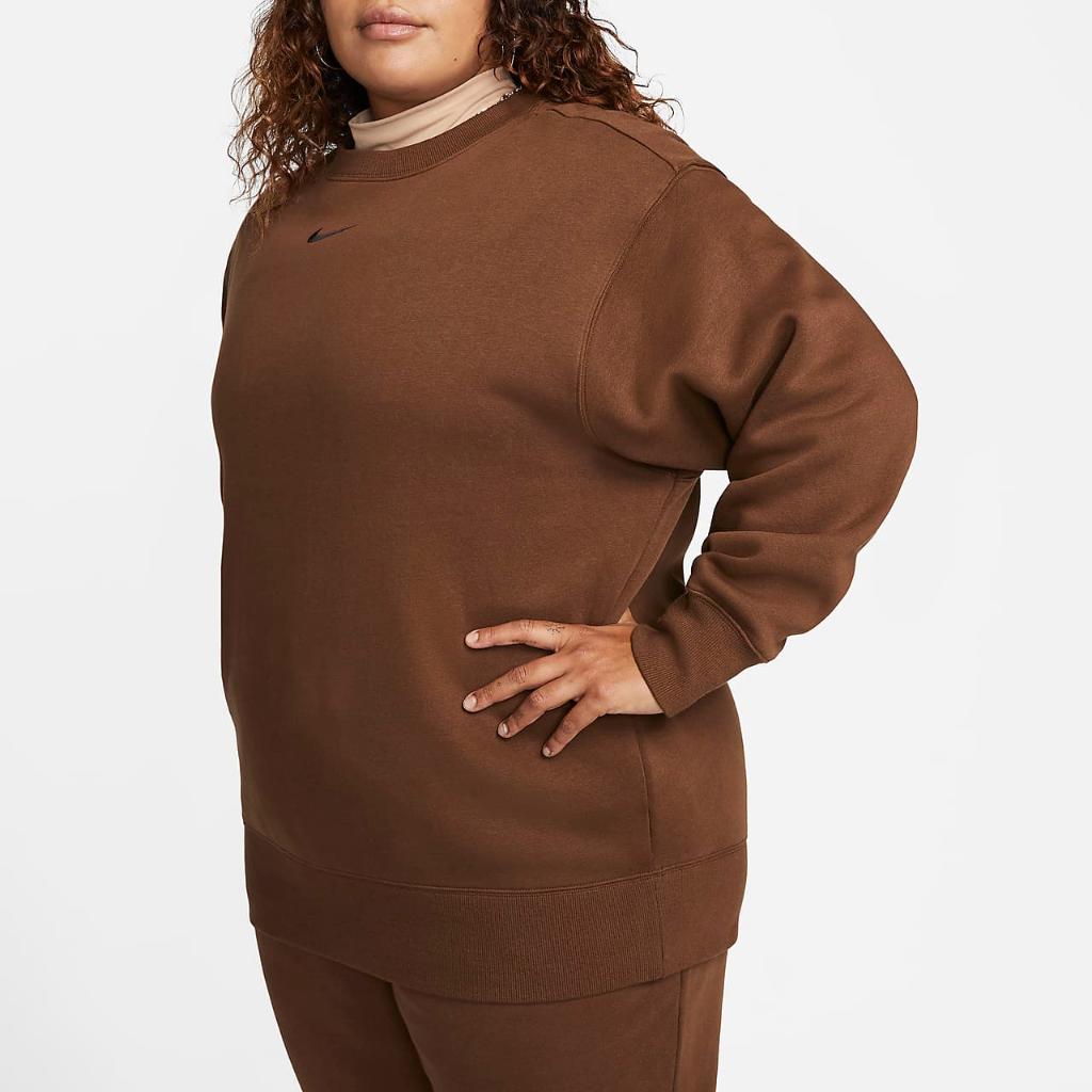 Nike Sportswear Phoenix Fleece Women&#039;s Oversized Crewneck Sweatshirt (Plus Size) DV4976-259