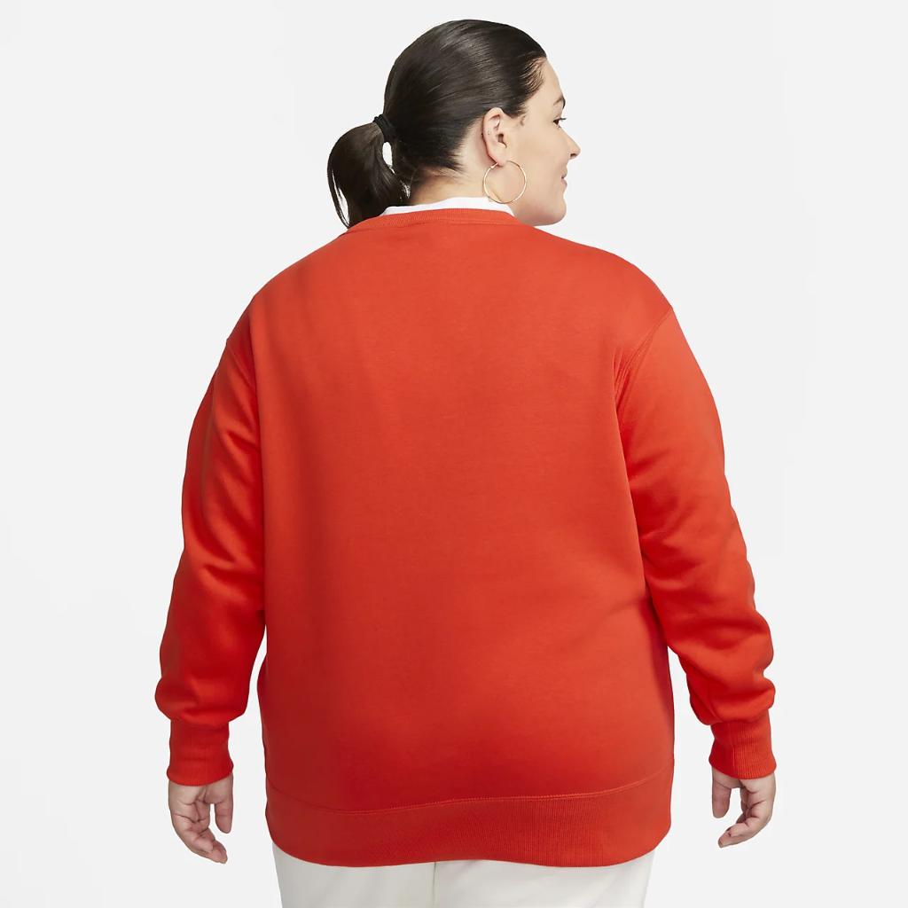 Nike Sportswear Phoenix Fleece Women&#039;s Oversized Crewneck Sweatshirt (Plus Size) DV4976-633