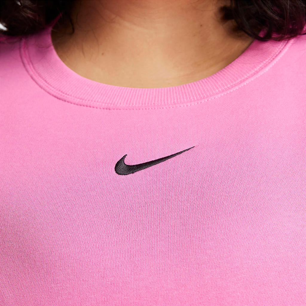 Nike Sportswear Phoenix Fleece Women&#039;s Oversized Crew-Neck Sweatshirt (Plus Size) DV4976-675