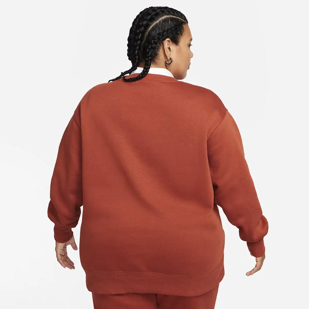 Nike Sportswear Phoenix Fleece Women&#039;s Oversized Crewneck Sweatshirt (Plus Size) DV4976-832