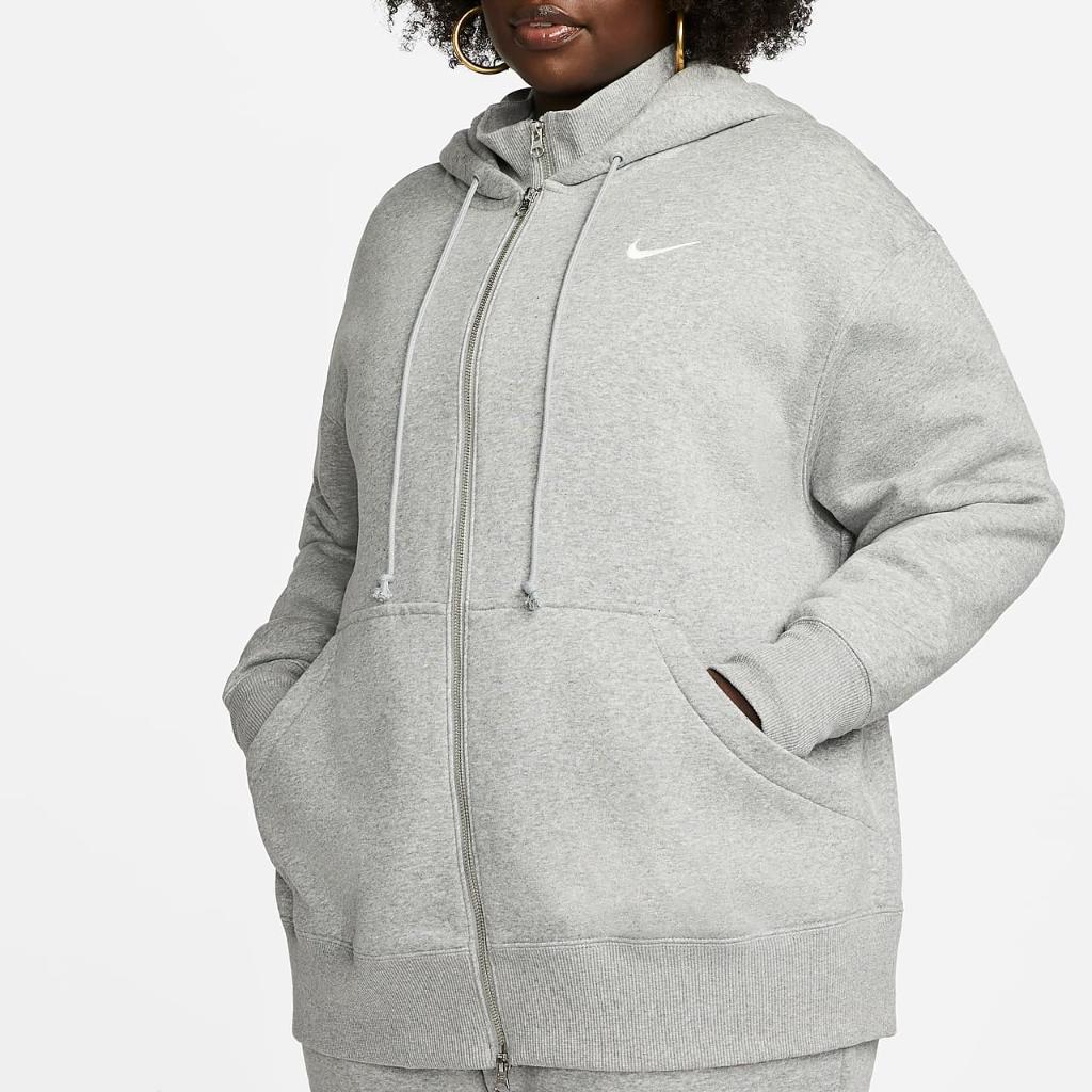 Nike Sportswear Phoenix Fleece Women&#039;s Oversized Full-Zip Hoodie (Plus Size) DV4979-063