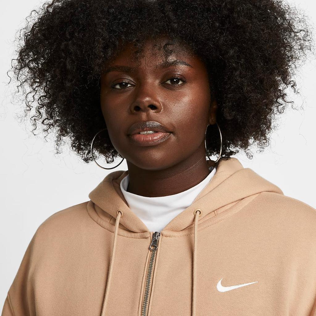 Nike Sportswear Phoenix Fleece Women&#039;s Oversized Full-Zip Hoodie (Plus Size) DV4979-200