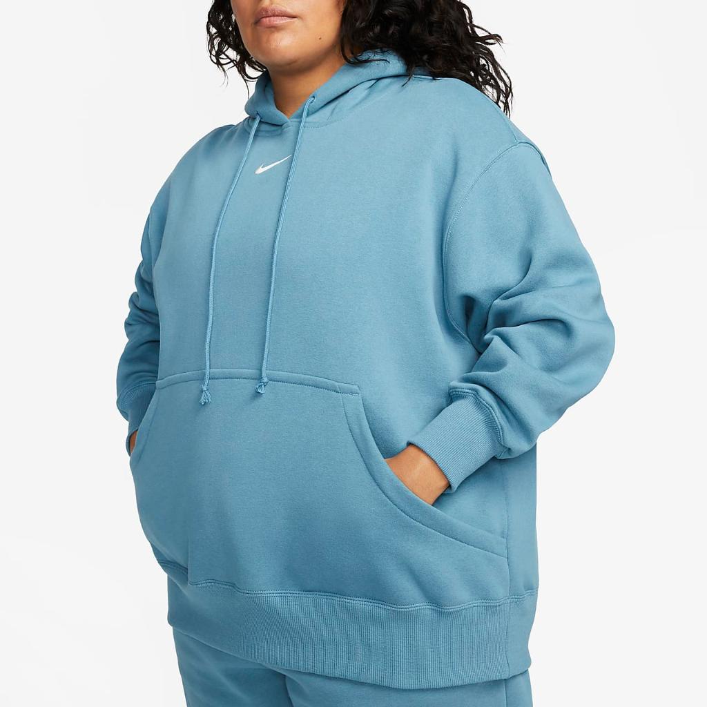 Nike Sportswear Phoenix Fleece Women&#039;s Oversized Pullover Hoodie (Plus Size) DV4984-440