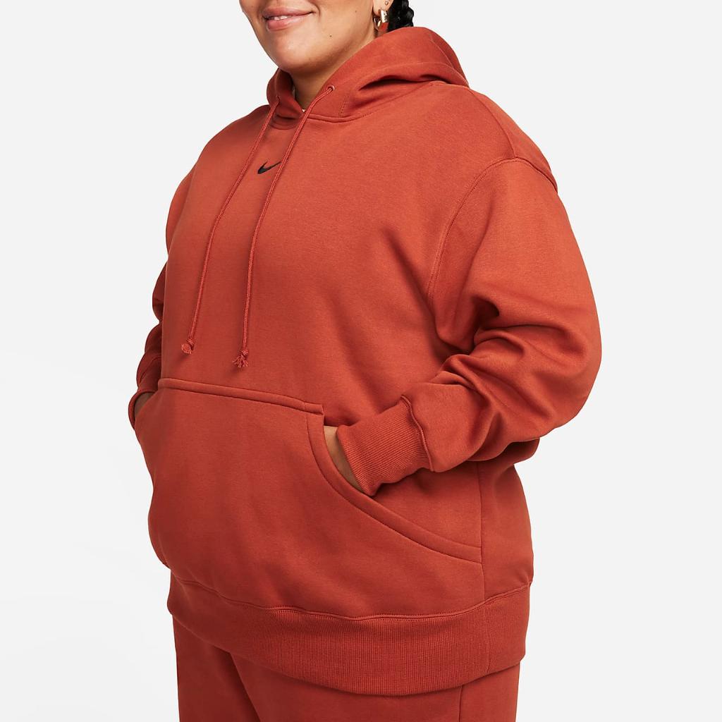 Nike Sportswear Phoenix Fleece Women&#039;s Oversized Pullover Hoodie (Plus Size) DV4984-832