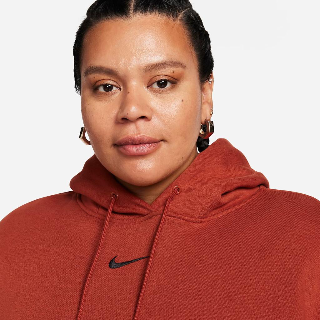 Nike Sportswear Phoenix Fleece Women&#039;s Oversized Pullover Hoodie (Plus Size) DV4984-832