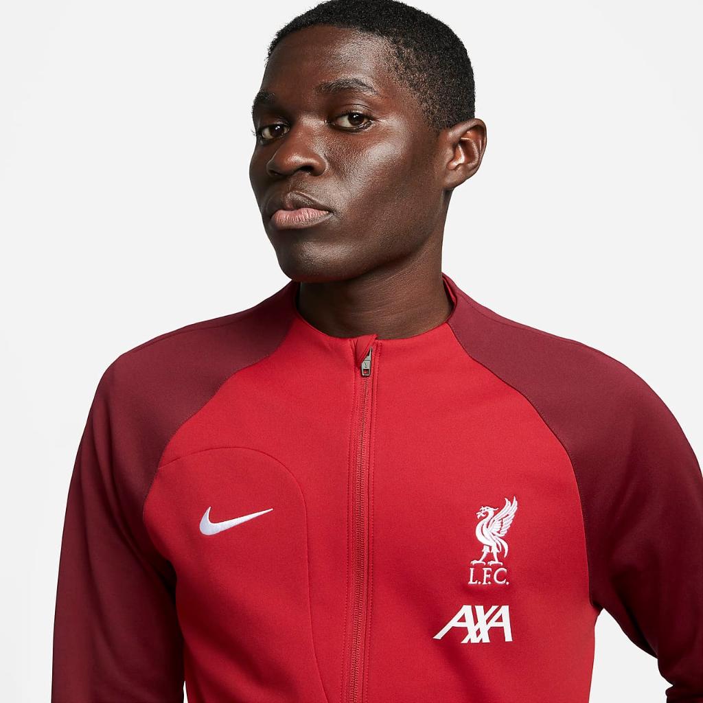 Liverpool FC Academy Pro Men&#039;s Nike Full-Zip Knit Soccer Jacket DV5050-687