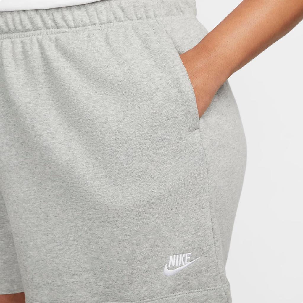 Nike Sportswear Club Fleece Women&#039;s Mid-Rise Shorts (Plus Size) DV5086-063