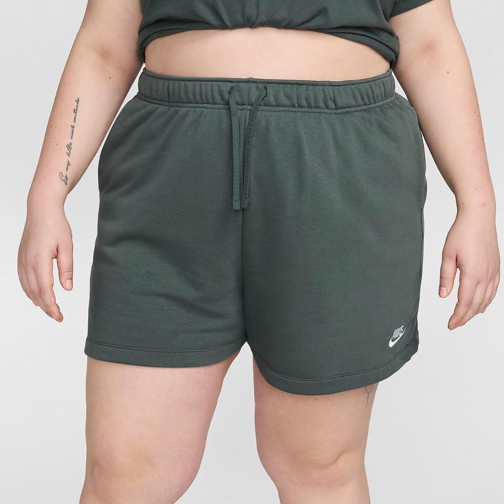 Nike Sportswear Club Fleece Women&#039;s Mid-Rise Shorts (Plus Size) DV5086-338