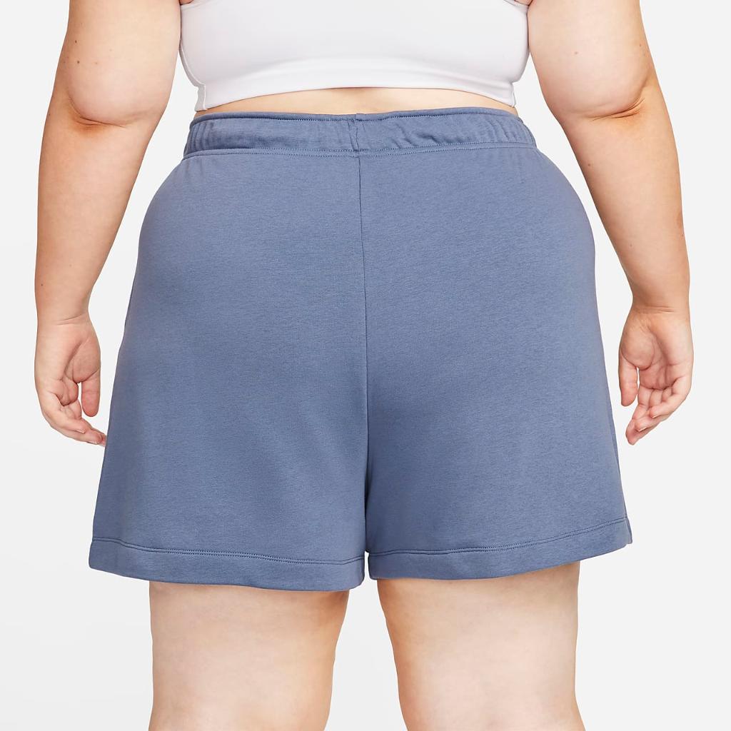 Nike Sportswear Club Fleece Women&#039;s Mid-Rise Shorts (Plus Size) DV5086-491