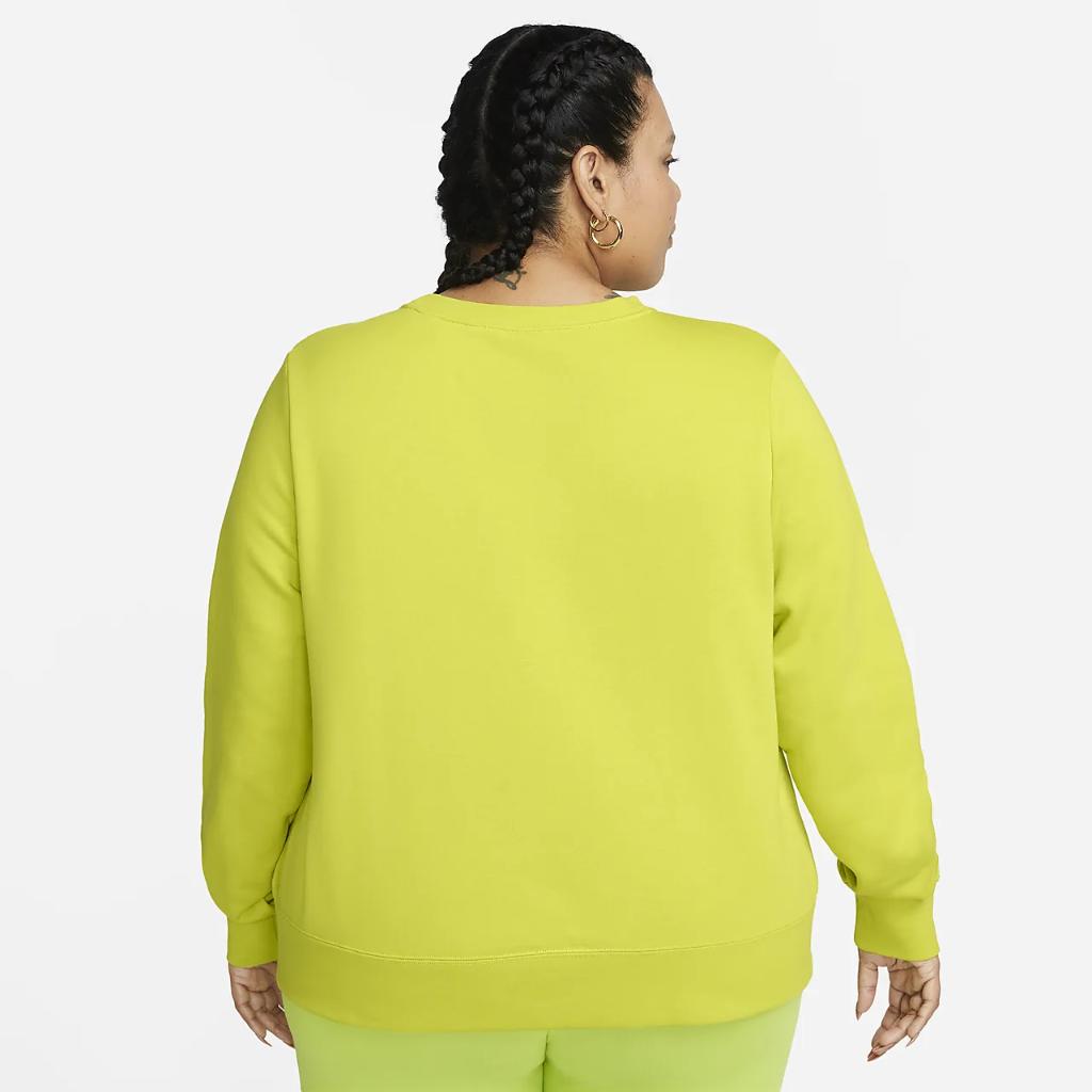 Nike Sportswear Club Fleece Women&#039;s Crew-Neck Sweatshirt (Plus Size) DV5087-308