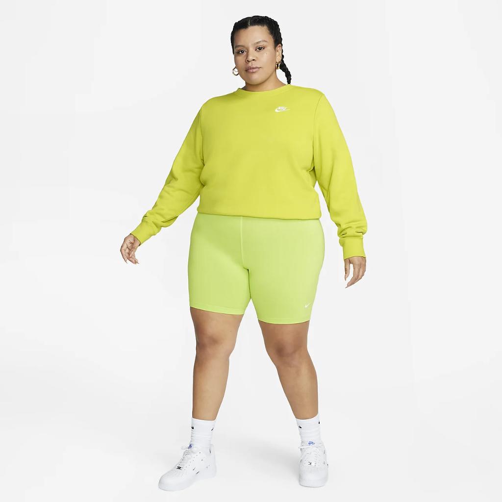 Nike Sportswear Club Fleece Women&#039;s Crew-Neck Sweatshirt (Plus Size) DV5087-308