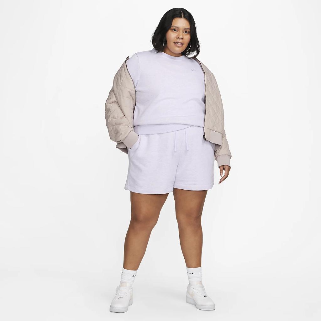 Nike Sportswear Club Fleece Women&#039;s Crew-Neck Sweatshirt (Plus Size) DV5087-536