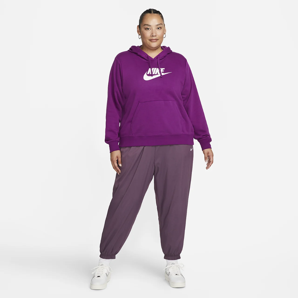 Nike Sportswear Club Fleece Women&#039;s Pullover Hoodie (Plus Size) DV5091-503
