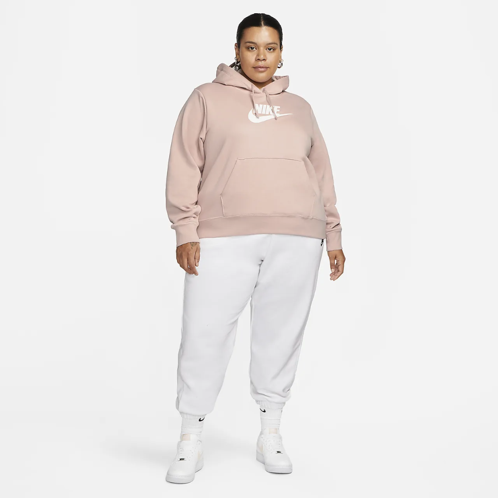 Nike Sportswear Club Fleece Women&#039;s Pullover Hoodie (Plus Size) DV5091-601