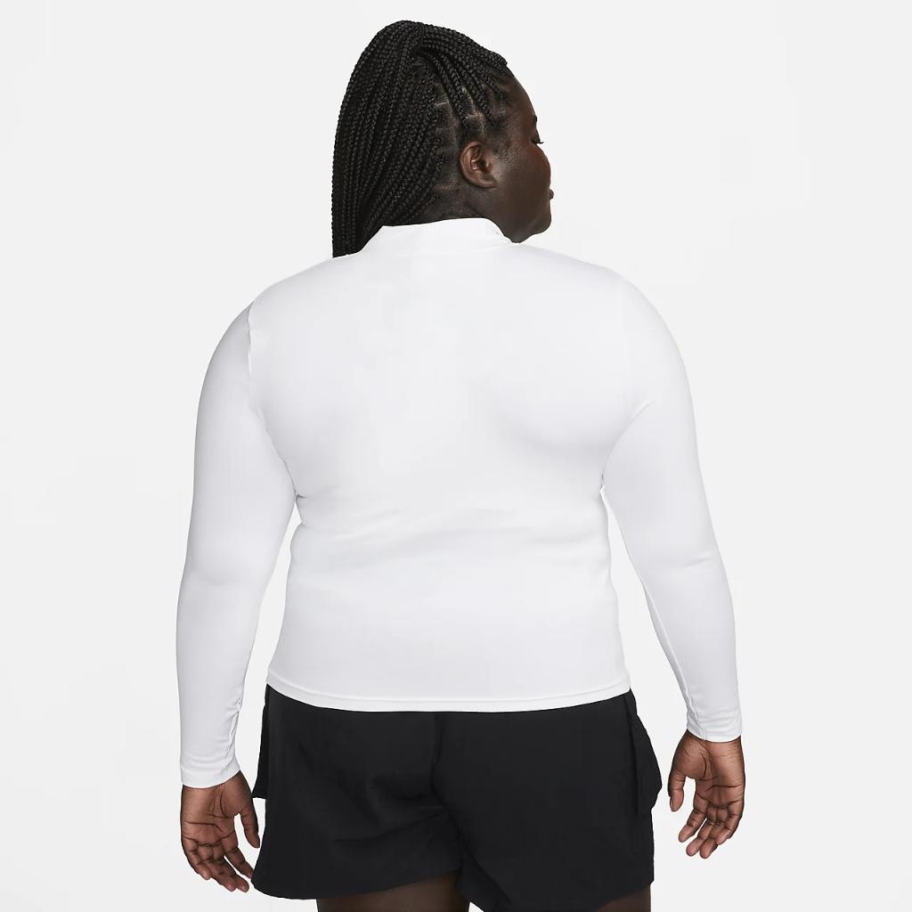 Nike Sportswear Essential Women&#039;s Long-Sleeve Mock-Neck Top (Plus Size) DV5190-100