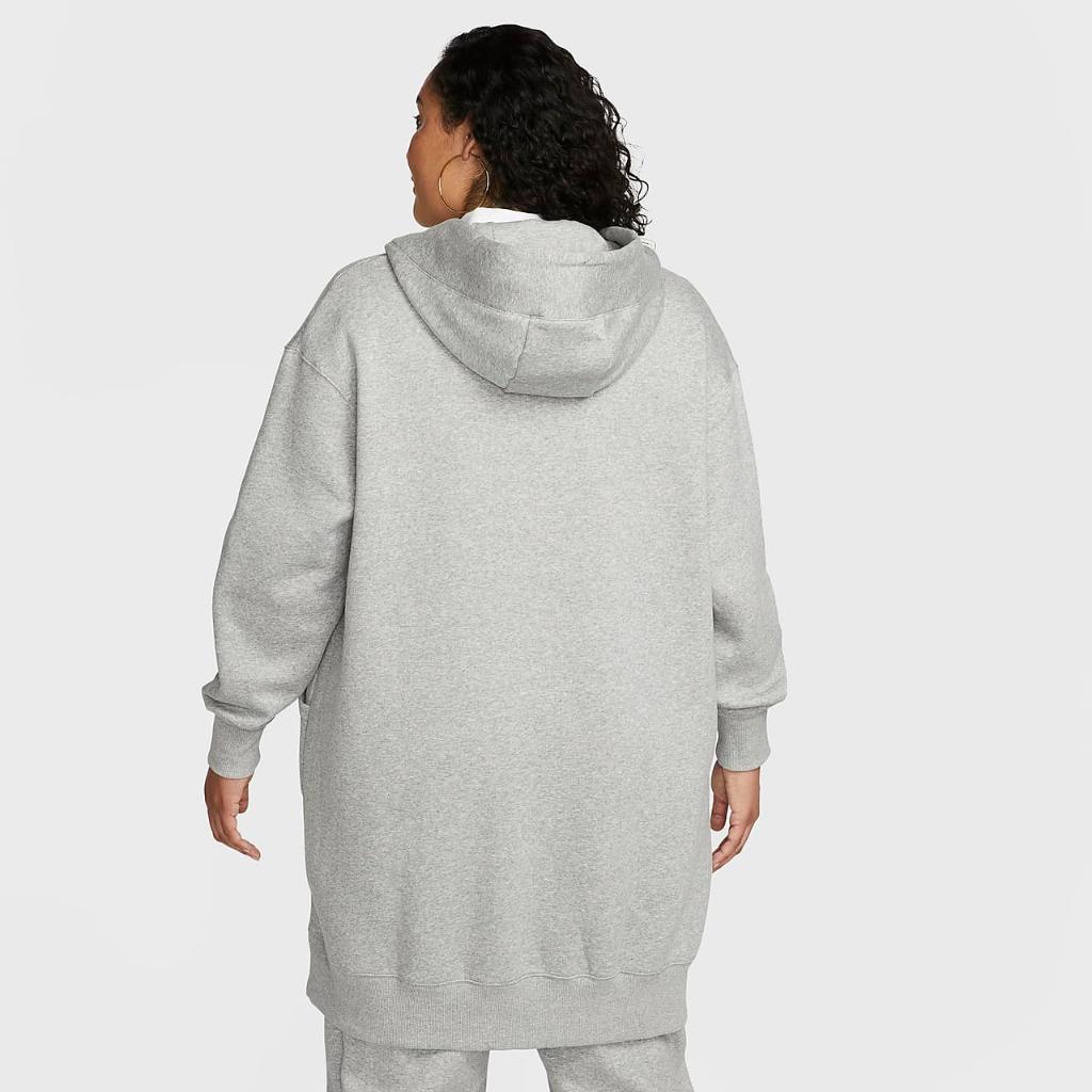 Nike Sportswear Phoenix Fleece Women&#039;s Oversized Long Full-Zip Hoodie (Plus Size) DV5208-063