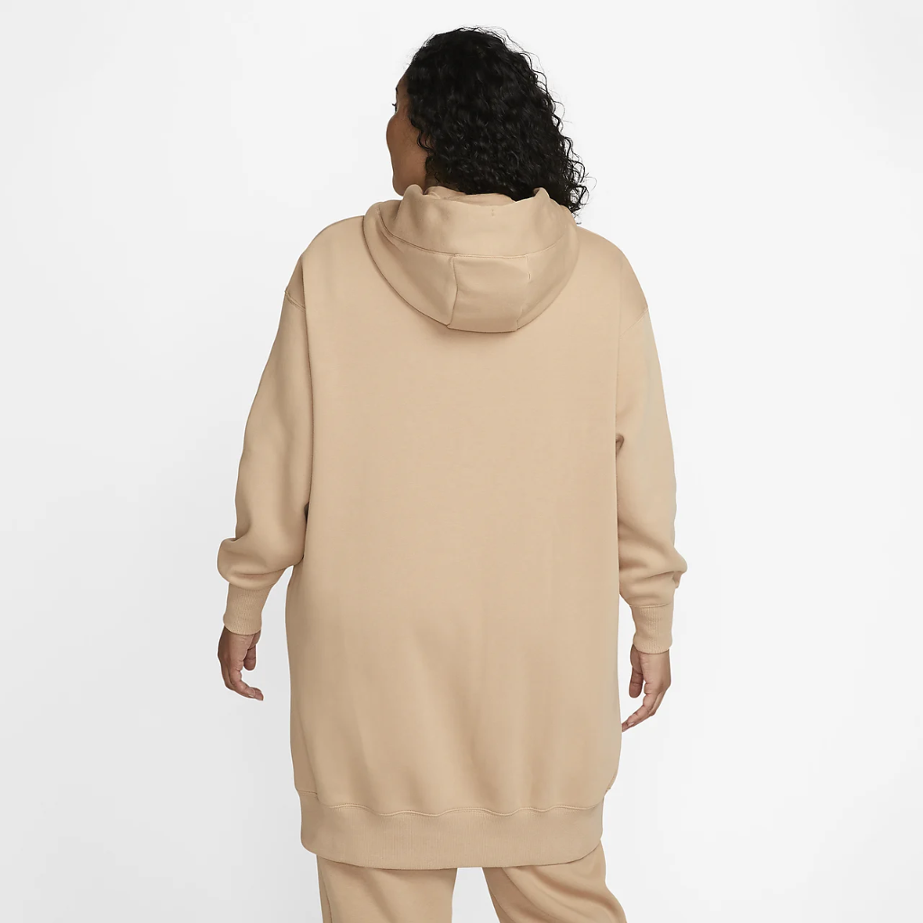 Nike Sportswear Phoenix Fleece Women&#039;s Oversized Long Full-Zip Hoodie (Plus Size) DV5208-200