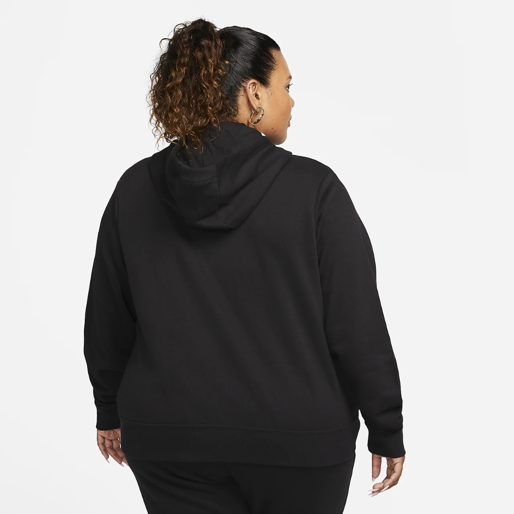 Nike Sportswear Club Fleece Women&#039;s Full-Zip Hoodie (Plus Size) DV5211-010