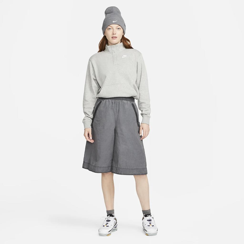 Nike Sportswear Club Fleece Women&#039;s Mock-Neck Pullover Sweatshirt DV5257-063