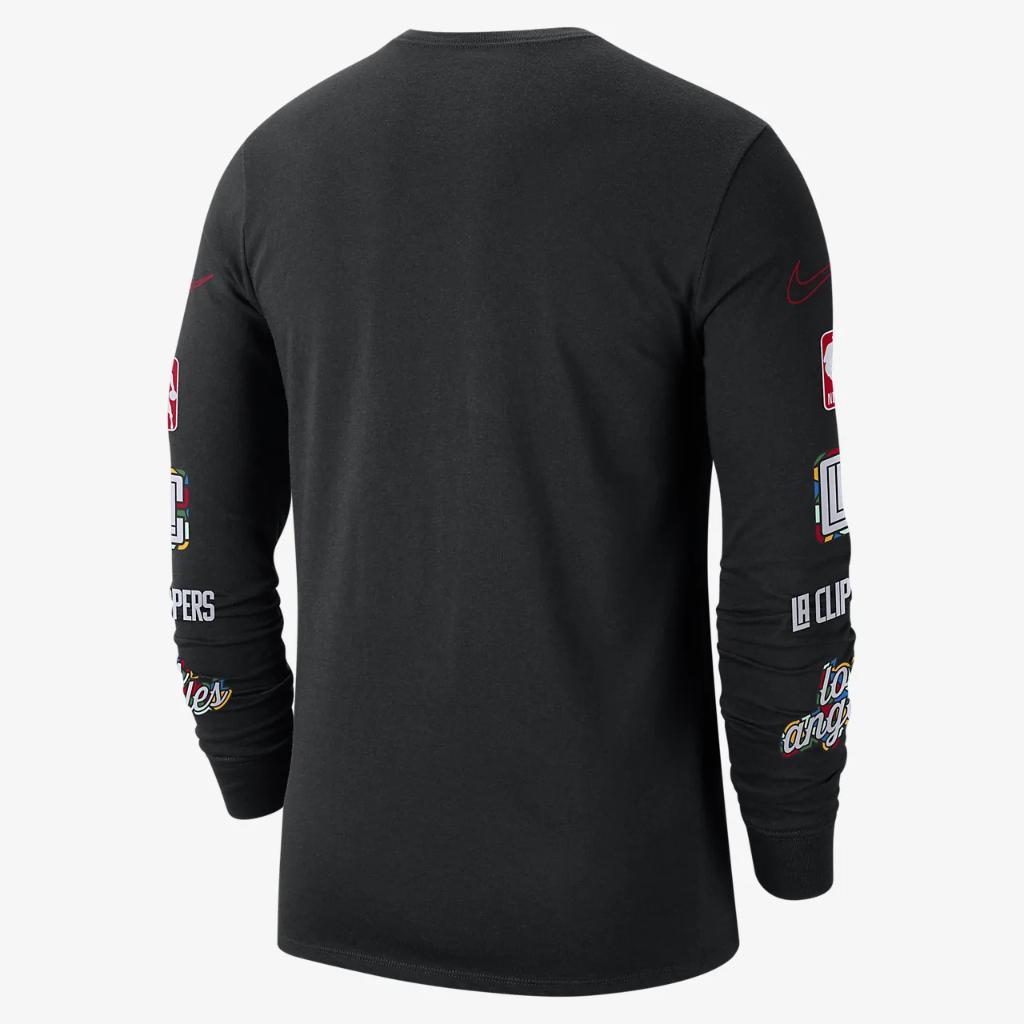 LA Clippers City Edition Men&#039;s Nike NBA Long-Sleeve T-Shirt DV6039-010