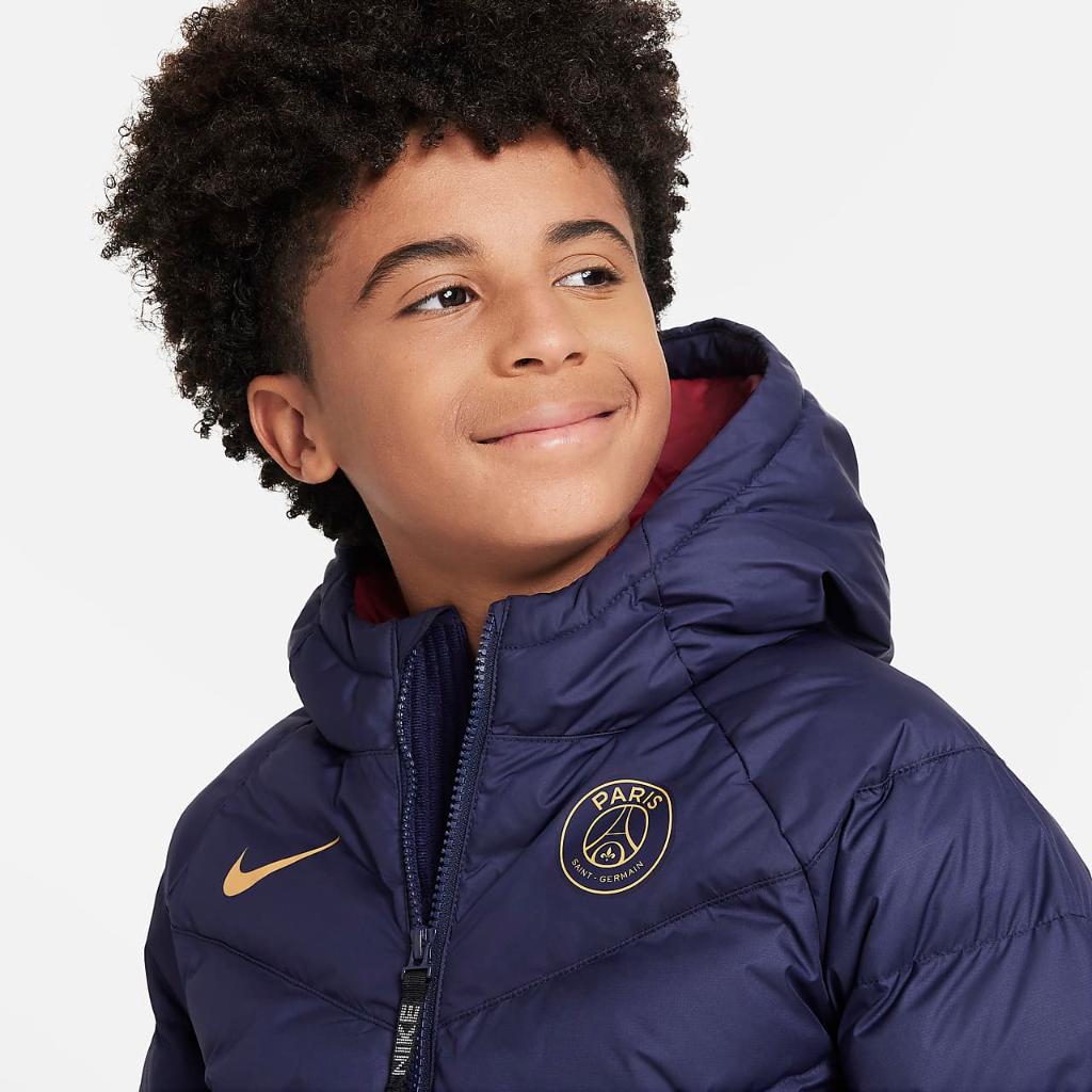 Paris Saint-Germain Big Kids&#039; Nike Soccer Synthetic-Fill Jacket DV6164-498